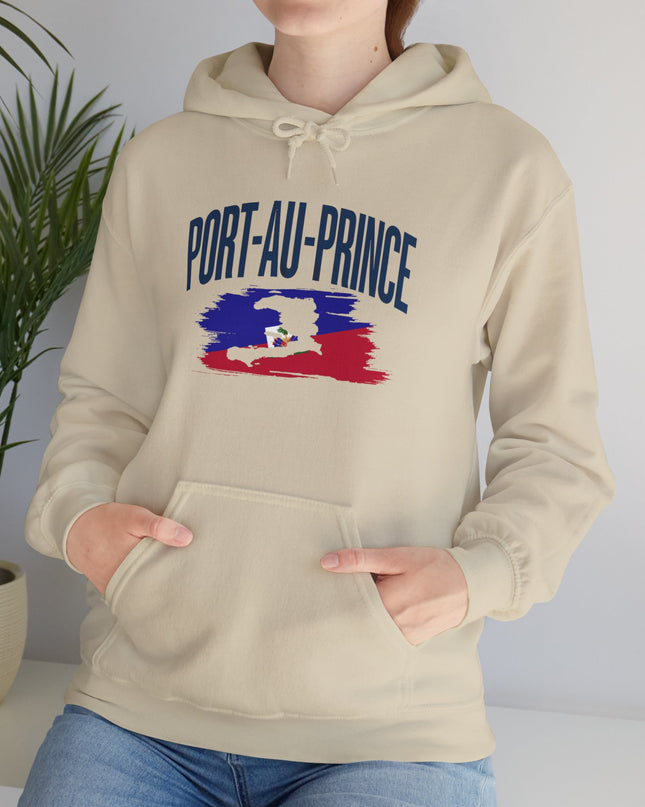 Port-Au-Prince Hoodie – Haitian Capital Tribute Unisex Sweatshirt – Cultural Pride - CreoleSizzle