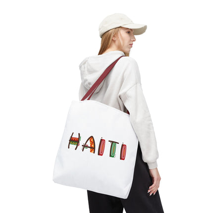 Haiti Art Limited Edition Heritage Tote Bag African Roots Design - CreoleSizzle