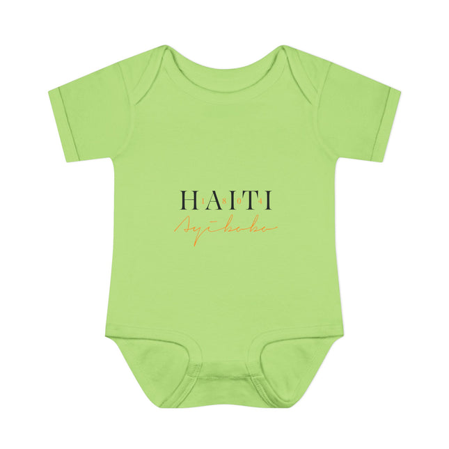 Haitian Heritage Baby Bodysuit Infant Cultural Series Premium Unisex Onesie Cute Infant Apparel, Baby Shower Gift