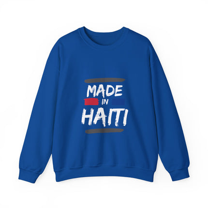 Made in Haiti Unisex Crewneck Sweatshirt – Haitian Pride Sweater, Heritage Clothing, Comfortable Heavy Blend Pullover - CreoleSizzle