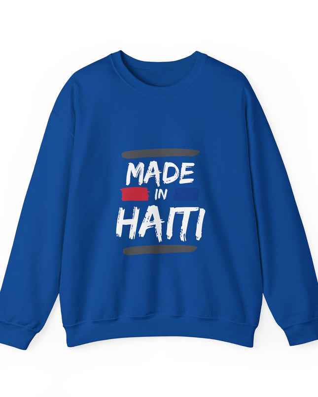 Made in Haiti Unisex Crewneck Sweatshirt – Haitian Pride Sweater, Heritage Clothing, Comfortable Heavy Blend Pullover - CreoleSizzle