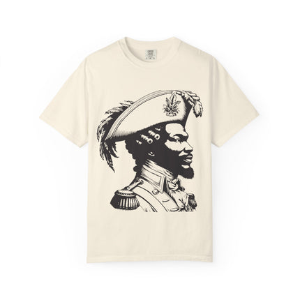 The Visionary’s Profile Haitian Revolutionary Genius T-Shirt Unisex Garment-Dyed Tee Cultural Heritage Series