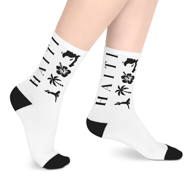 Haiti Nature Emblem Limited Heritage Mid Length Socks Coastal And Tropical Edition