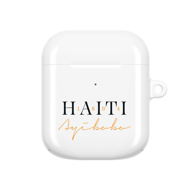 Haiti 1804 Ayibobo Heritage Pride AirPods Case Elegant Independence Edition