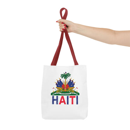 Ayiti Crayon Emblem Educational Heritage Tote Bag Diaspora Kids Edition - CreoleSizzle