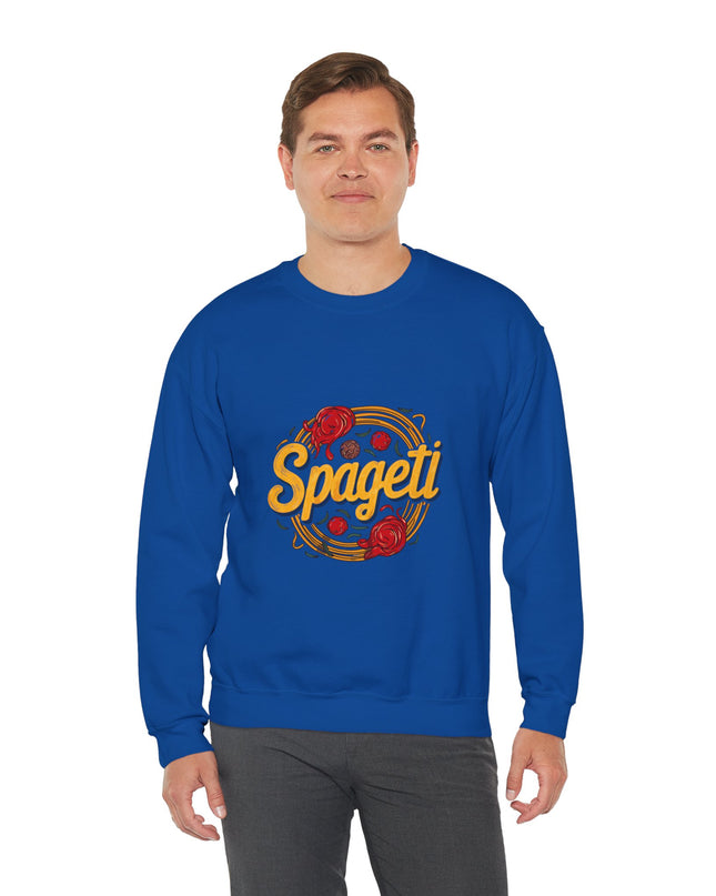 Cozy Spageti Sweatshirt Celebrate Haitian Culinary Heritage with Style and Premium Comfort - CreoleSizzle