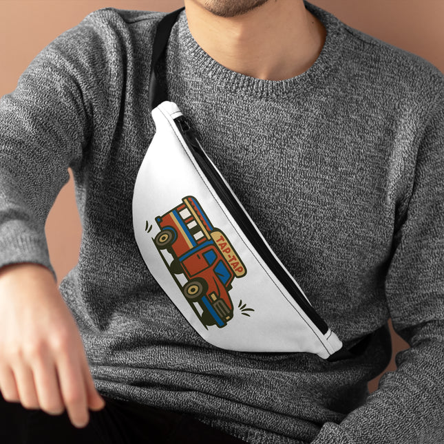 Tap-Tap Limited Heritage Fun Travel Waist Bag for Festivals Icon of Haitian Streets