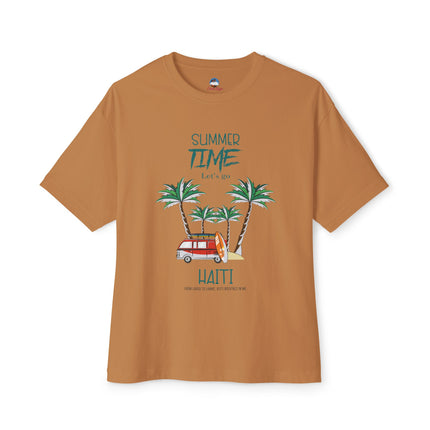 Haiti T-Shirt Caribbean Vibes Series Unisex Premium Crewneck T-Shirt