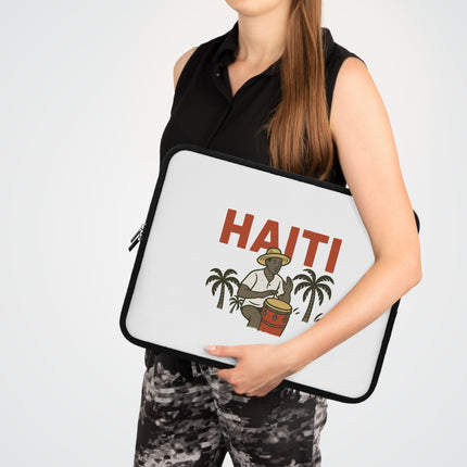 Haiti Roots and Palms Agricultural Heritage Laptop Sleeve Land Legacy Series - CreoleSizzle