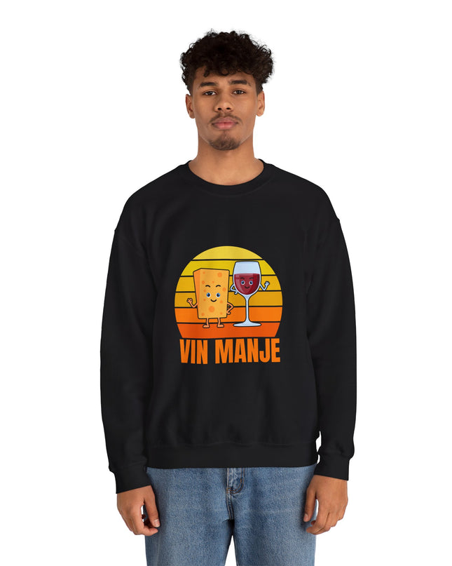 Vin Manje Unisex Sweatshirt Celebrate Haitian Culture with Comfort and Style Culture with Comfort and Style - CreoleSizzle