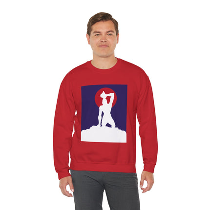 Neg Mawon Rising Haitian Freedom Silhouette Sweatshirt Ancestral Strength Series  Inspirational Unisex Crewneck Sweatshirt
