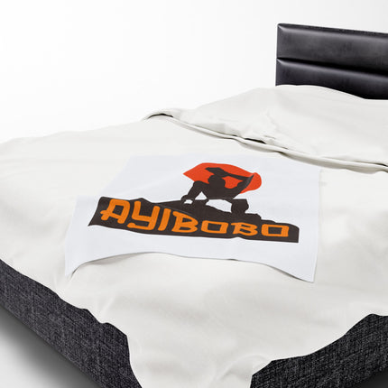 Ayibobo Nèg Mawon Heritage Plush Blanket Sacred Haitian Revolutionary Spirit Design - CreoleSizzle