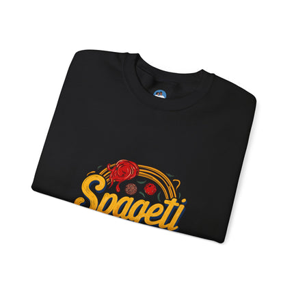 Cozy Spageti Sweatshirt Celebrate Haitian Culinary Heritage with Style and Premium Comfort - CreoleSizzle