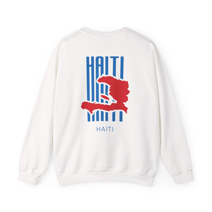 Haiti Heritage Crewneck Bold Identity Sweatshirt Haitian Pride Series | Unisex Premium, Cozy Sweatshirt for Haiti Fans