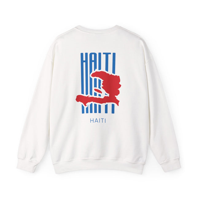 Haiti Heritage Crewneck Bold Identity Sweatshirt Haitian Pride Series | Unisex Premium, Cozy Sweatshirt for Haiti Fans