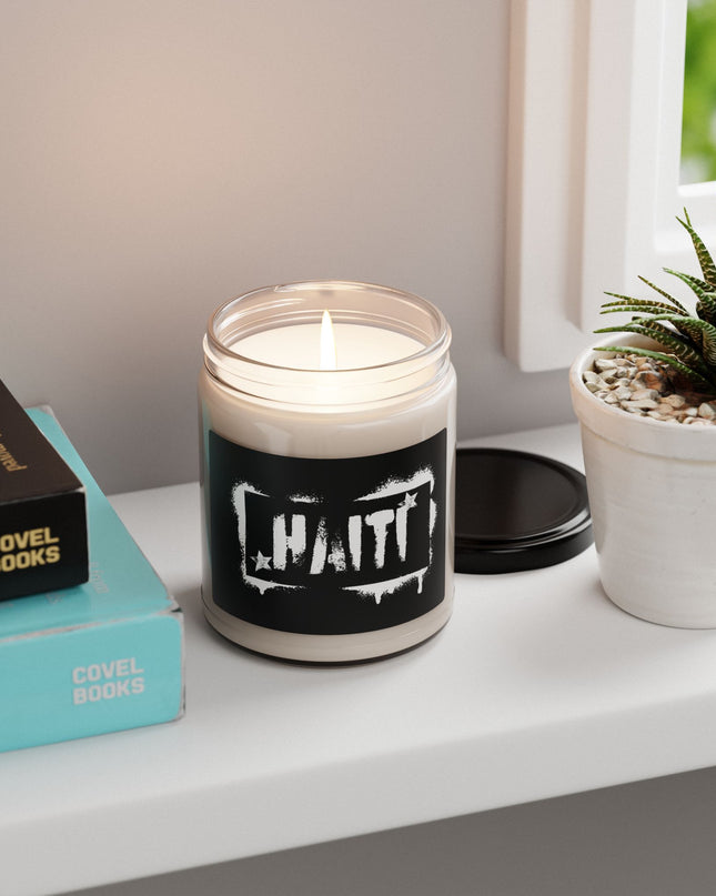 Haiti Scented Candle – 9oz Natural Soy Wax, Aromatic Home Decor, Cotton Wick, Haitian Inspired Gift - CreoleSizzle