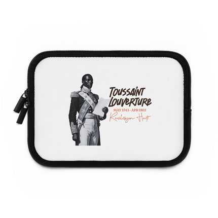 Toussaint Louverture Father of Strategy Haitian Revolution Icon Leadership Legacy Laptop Sleeve - CreoleSizzle