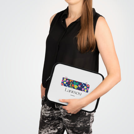 Lanmou Limited Edition Haitian Love Pattern Laptop Sleeve Creole Heritage Collection - CreoleSizzle