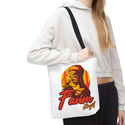 Fanm Kreyòl Limited Edition Heritage Tote Creole Woman Empowerment Design - CreoleSizzle