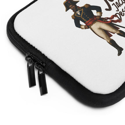 Jean Jacques Dessalines The Warrior March Haitian Revolutionary Leader Laptop Sleeve - CreoleSizzle