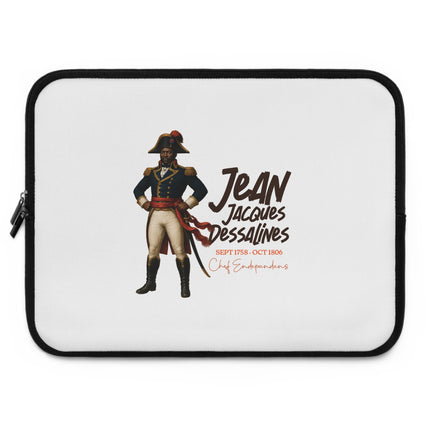 Jean Jacques Dessalines The Warrior March Haitian Revolutionary Leader Laptop Sleeve - CreoleSizzle