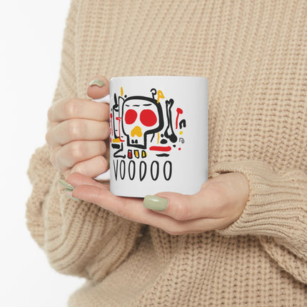 Voodoo Vibrations Limited Afro Haitian Spiritual Power Mug Bold Heritage Cultural Pride Design - CreoleSizzle
