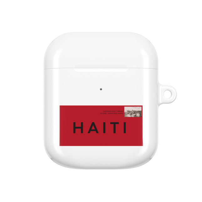 Haiti Postage Stamp Modern Diaspora Tribute AirPods Case Cultural Connection Series