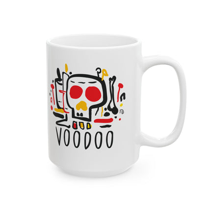 Voodoo Vibrations Limited Afro Haitian Spiritual Power Mug Bold Heritage Cultural Pride Design - CreoleSizzle