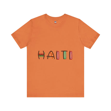 Lakou Vibes Vibrant Haiti Graphic Tee Cultural Pride Series Unisex Short Sleeve Casual Summer Outfit, Travel Souvenir