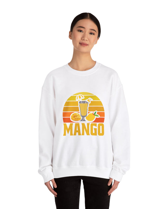 Premium Mango Inspired Sweatshirt Ethically Made for Unmatched Comfort and Style Unisex Heavy Blend™ Crewneck Sweatshirt - CreoleSizzle