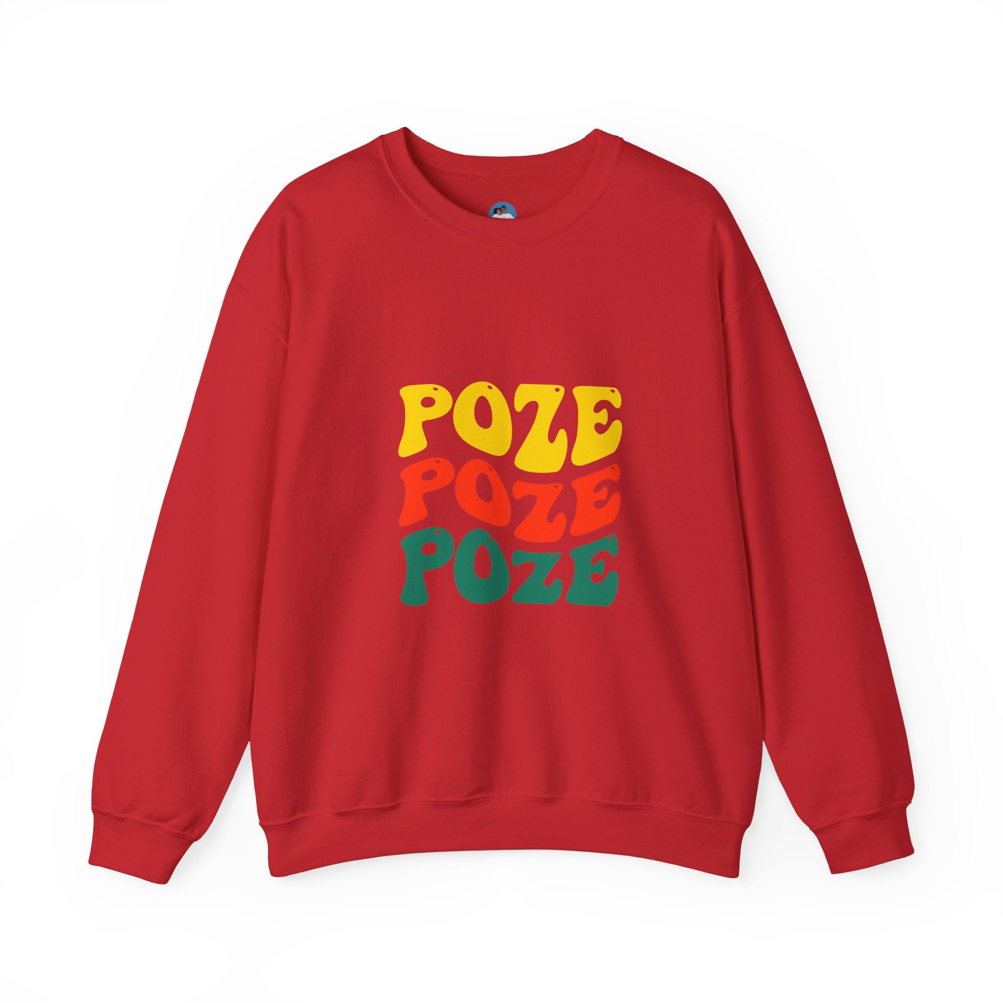Relaxed Fit Poze Poze Poze Sweatshirt Embrace the Chill with Haitian Cultural Flair