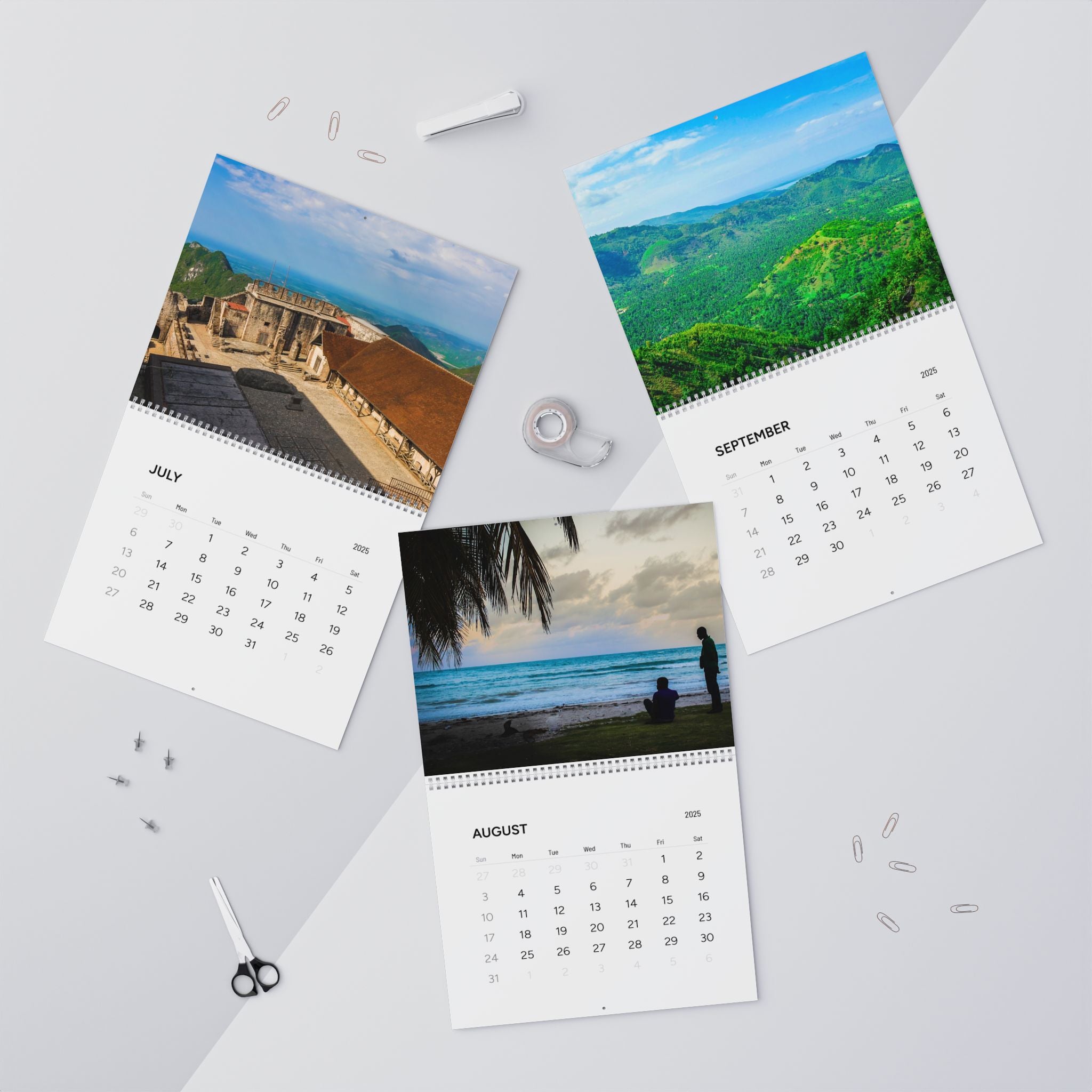 Haiti Wall Calendar 2025 - Perfect Gift for Travelers and Island Lovers, Office Gift, Secret Santa, Stunning Photos