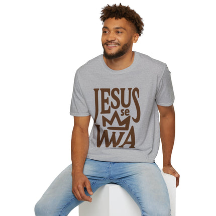 Jezi Se Wa Jesus is King T-Shirt Haitian Faith Series Premium Crewneck Faith-Inspired Unisex Softstyle T-Shirt
