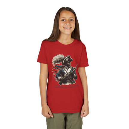 Liberté ou La Mort Youth T-Shirt Haitian Revolutionary Graphic Tee Cultural Pride Kids Apparel Bold Heritage Gift