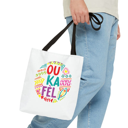 Ou Ka Fè’l Limited Edition Creole Motivation Tote Inspirational Haitian Design - CreoleSizzle