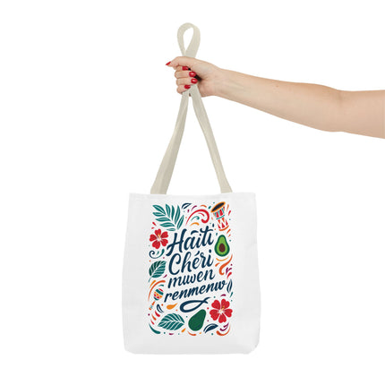 Haiti Chéri Mwen Renmenw Limited Edition Heritage Tote Love Letter to Haiti - CreoleSizzle