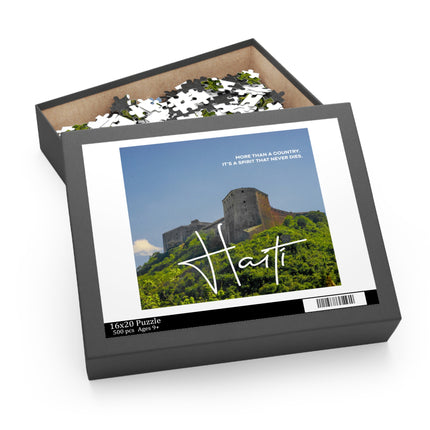 Citadelle Laferrière Spirit That Never Dies Puzzle Minimalist Haitian Heritage Edition - CreoleSizzle