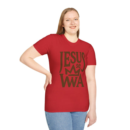 Jezi Se Wa Jesus is King T-Shirt Haitian Faith Series Premium Crewneck Faith-Inspired Unisex Softstyle T-Shirt