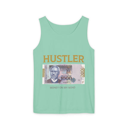The Hustler’s Banknote Haitian Grit Tank Top Economic Creativity Series Unisex Summer Streetwear