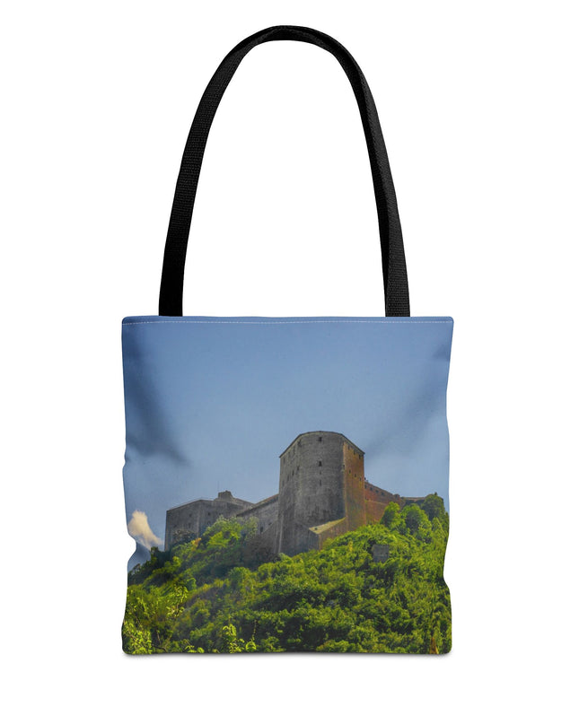 Haitian Citadelle Laferrière Tote Bag – Historical Haiti Travel Bag – Durable All-Over Print Shopping Bag - CreoleSizzle