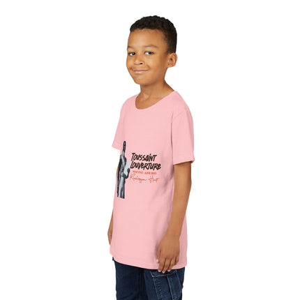 Toussaint Louverture Youth T-Shirt Haitian History Kids Tee Black History Month Cultural Apparel Youth Short Sleeve Tee
