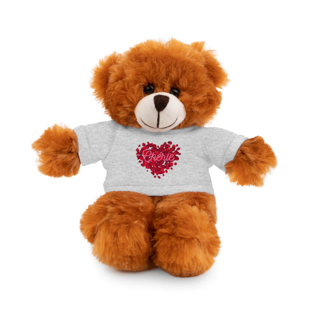 Chérie Romantic Teddy Bear Valentine’s Day Plush Gift with Haitian Flair - CreoleSizzle