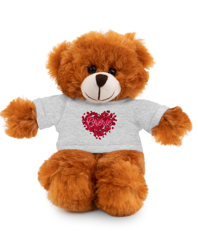 Chérie Romantic Teddy Bear Valentine’s Day Plush Gift with Haitian Flair - CreoleSizzle