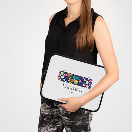 Lanmou Limited Edition Haitian Love Pattern Laptop Sleeve Creole Heritage Collection - CreoleSizzle