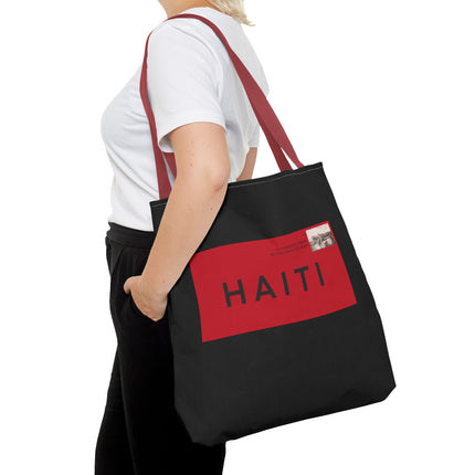 Haiti Postage Limited Edition Heritage Tote Bags Retro Seal Design - CreoleSizzle