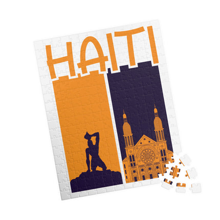 Neg Marron & Cathedral Collector’s Edition Haitian Heritage Puzzle Limited Art Series - CreoleSizzle