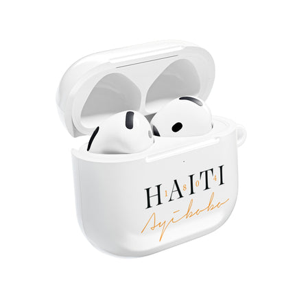 Haiti 1804 Ayibobo Heritage Pride AirPods Case Elegant Independence Edition