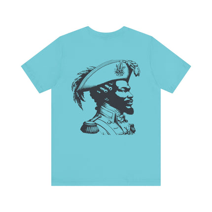The Commander’s Gaze Regal Tribute T-Shirt Haitian Freedom Series Unisex Jersey Tee, Black History Month