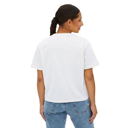 Haiti Chéri Mwen Renmenw Women’s Heritage Boxy Tee Cultural Love Note Design Caribbean Pride Collection, Travel T-Shirt