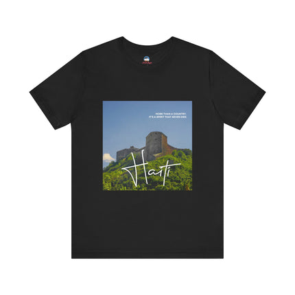 Citadelle Legacy Tee  Haiti’s Unbreakable Spirit Minimalist Heritage Design Unisex Premium T-Shirt